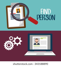 Find person to get a job graphic design, vector illustration eps10