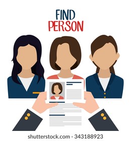 Find person to get a job graphic design, vector illustration eps10