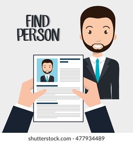 find person man hand