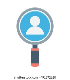 Find Person Vector Icon