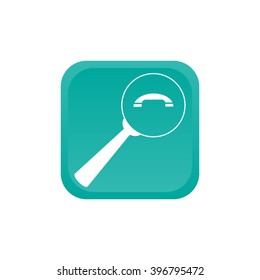 find the phone number of vector icon