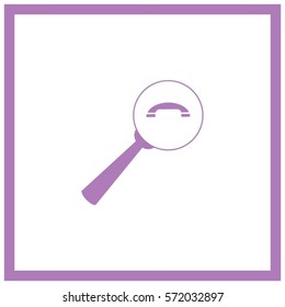 find the phone number of vector icon