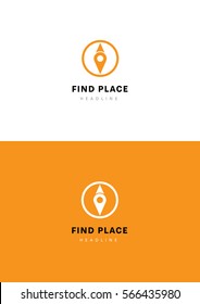 Find place logo template.