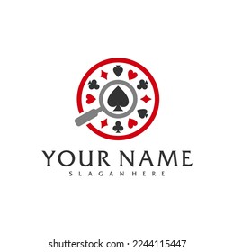 Find Poker logo vector template, Creative Poker logo design concepts