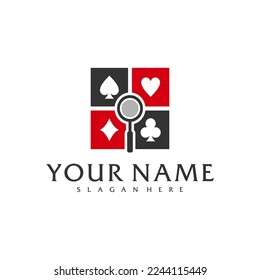 Find Poker logo vector template, Creative Poker logo design concepts
