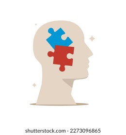Find right solution, decision making, logic and critical thinking. Modern vector illustration in flat style