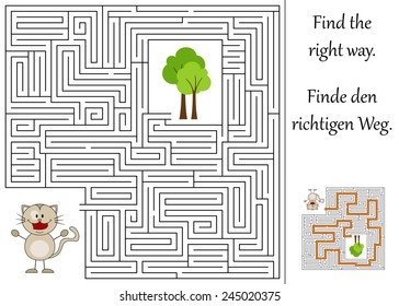 Find the right way through the maze