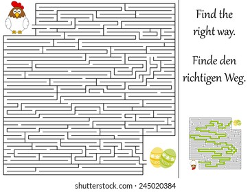 Find the right way through the maze
