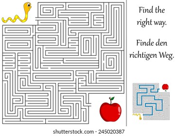 Find the right way through the maze
