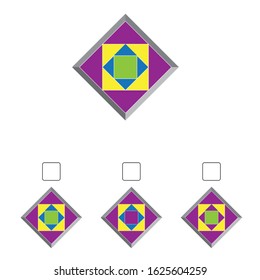 Find the same shape, geometric puzzle 