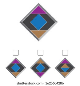 Find the same shape, geometric puzzle 