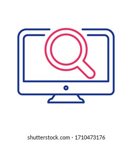 Find, Search icon, Search Computer sign