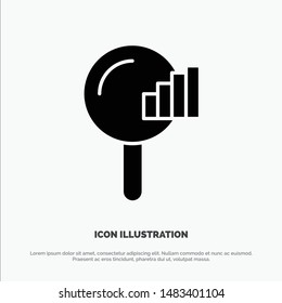 Find, Search, Service, Signal solid Glyph Icon vector
