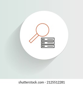 find server problem icon vector design