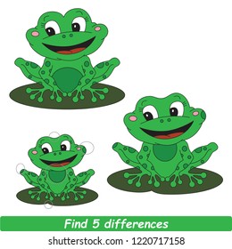 Find the several differences between pictures, the simple educational kid game for preschool kids.