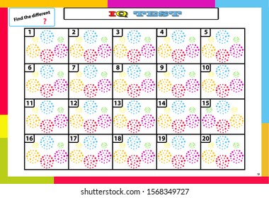 find shadow IQ test. Choose correct answer. Set of logical tasks composed of geometric shapes. Vector illustration. algorithm.