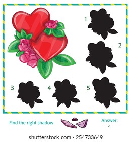 Find the shadow of picture - vector heart