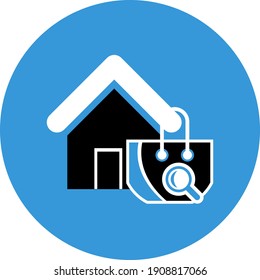 Find Shop Icon. Shop location, shop map, search shop icon.