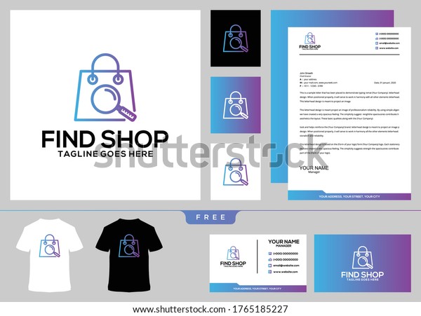  Find shop Logo Design Template And Business\
Card For Business Online Shop