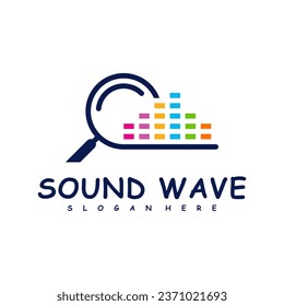 Find Sound wave logo design concept vector. Sound wave illustration design
