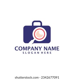 Find Suitcase logo design concept vector. Suitcase logo design template