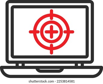 Find Target  Vector Icon which is suitable for commercial work and easily modify or edit it
