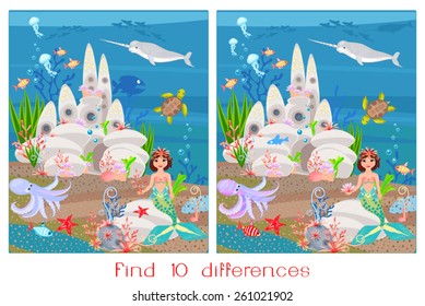 Find ten differences