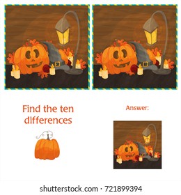 Find Ten Differences Between Two Images Stock Vector (Royalty Free ...