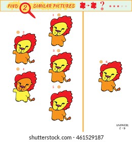 Find two identical images of leo