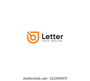 Find U Letter Logo Vector Template Abstract Monogram Symbol