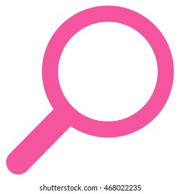 Find vector icon. Style is linear flat icon symbol, pink color, white background.