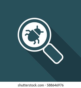 Find virus - Minimal vector icon