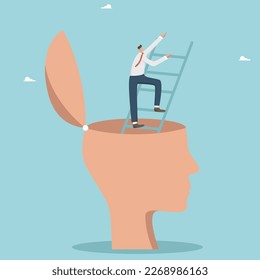 Find a way out of a difficult situation and problems, go beyond, creative thought process, overcome difficulties, plan and see a business development strategy, move according to a given plan.