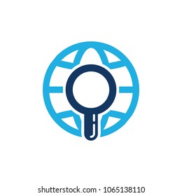 Find World Logo Icon Design