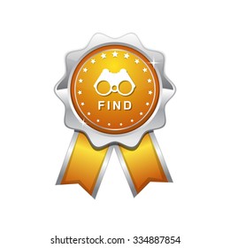 Find Yellow Vector Icon Design