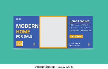 Find Your Dream Home Today Modern real estate home for sale social media timeline cover or web banner template
Whether you're looking to buy, sell, or invest, we have the perfect home for you.