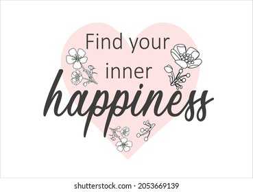 Find your inner happiness butterflies and daisies positive quote flower design margarita 
mariposa
stationery,mug,t shirt,phone case fashion slogan  style spring summer sticker and etc Orange Monarch 