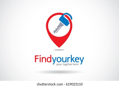 Find Your Key Logo Template Design Vector, Emblem, Design Concept, Creative Symbol, Icon