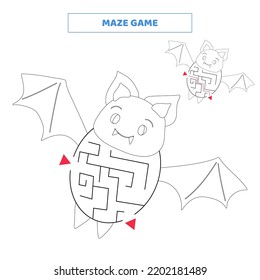 Find your way out of the maze with cute octopus.
