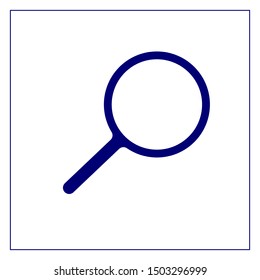 Find zoom magnification icon vector