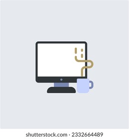 Finding the Perfect Balance: Coffee, Computer, Work