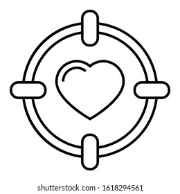 Finding Perfect Life Partner Concept, Hunt Date Night Design, Love and Romance Decoration Elements on white background
