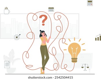 Finding solutions and brainstorming ideas, exploring strategies to achieve goals and make informed decisions, with people navigating challenges and using creative thinking
