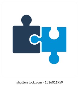 finding solutions and icon concept