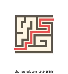 Finding Solutions, modern flat icon