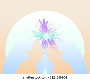 Finding yourself. Self-development and self-knowledge. The concept of finding peace and emotional stability. The idea of ​​Growth and development of the inner world, achieving goals, recovery