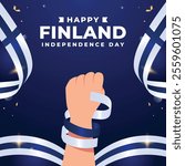 Findland Independence day design illustration collection