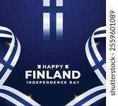 Findland Independence day design illustration collection