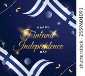 Findland Independence day design illustration collection