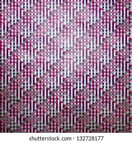 fine abstract pattern with vintage style ornament can use like retro background